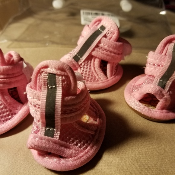 Little doggie sandals Adorable!! New never used . - Picture 1 of 4